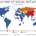 Die Weltkarte der Social Networks: Facebook dominiert weiterhin. Die Social Media Welt ist blau. Auch in der kürzlich veröffentlichten World Map of Social Networks (Juni 2012) dominiert die us-amerikanische Spielwiese...
